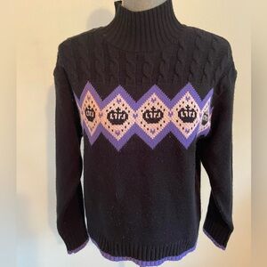 Juicy Couture Black Sweater.Size M